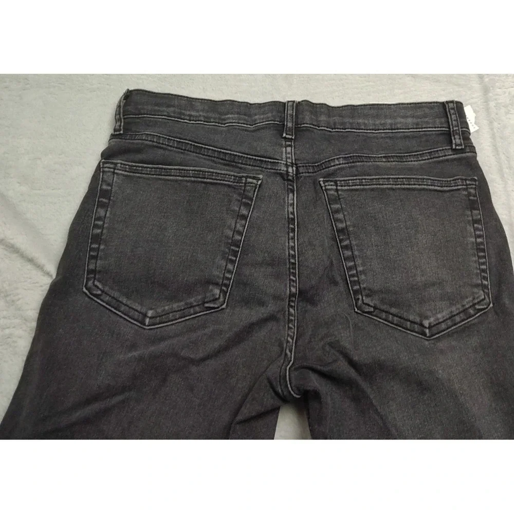 Topshop Jamie Skinny Fit Jeans Womens Size 31 x 28 Dark Gray Stretch Petite